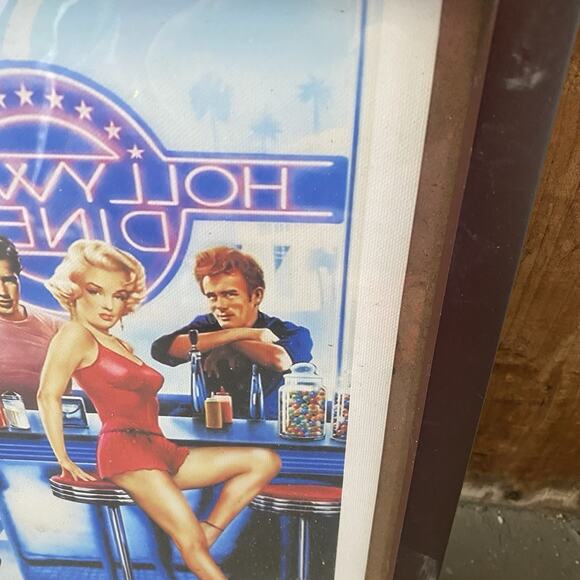 Hollywood Diner Legends Poster Elvis, Marilyn Monroe, James Dean, Marlon Brando - Picture 3 of 7